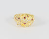 Anillo pantera en oro amarillo 18k - Mayka Jewels