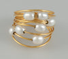 Anillo Tous en oro 18k con perlas - Mayka Jewels