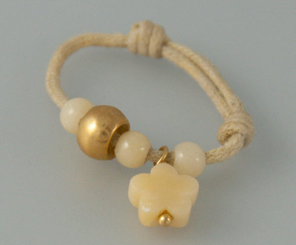 Anillo Tous en oro 18k y hueso abrillantado - Mayka Jewels