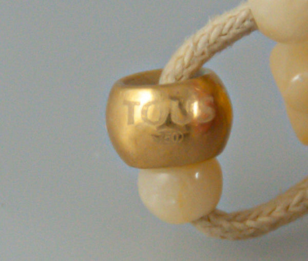 Anillo Tous en oro 18k y hueso abrillantado - Mayka Jewels
