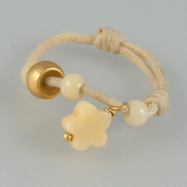 Anillo Tous en oro 18k y hueso abrillantado - Mayka Jewels
