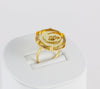 Anillo Tous en oro amarillo 18k con cristal de Murano - Mayka Jewels
