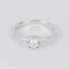Anillo Tous en oro blanco 18k con brillante 0.18ct - Mayka Jewels