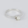 Anillo Tous en oro blanco 18k con brillante 0.18ct - Mayka Jewels
