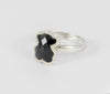 Anillo Tous en oro blanco 18k con brillantes y ónix - Mayka Jewels