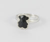Anillo Tous en oro blanco 18k con brillantes y ónix - Mayka Jewels