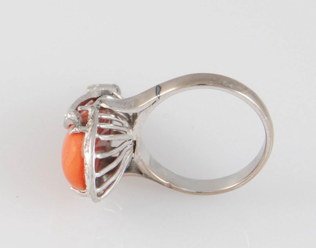 Anillo y pendientes antiguos de los años 40 en aleación de metales con estaño - Mayka Jewels