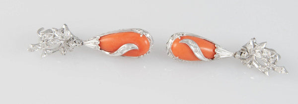Anillo y pendientes antiguos de los años 40 en aleación de metales con estaño - Mayka Jewels