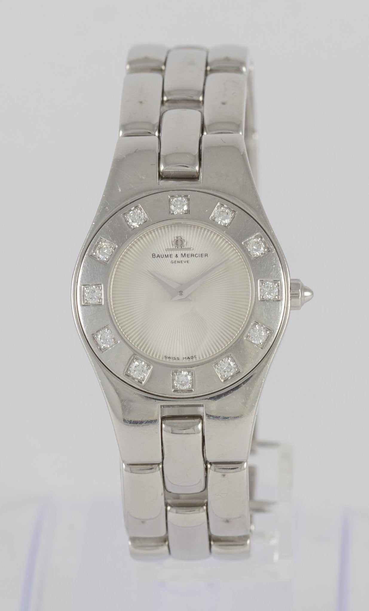 Baume & Mercier Linea Diamonds Steel Ref: 65338 - Mayka Jewels