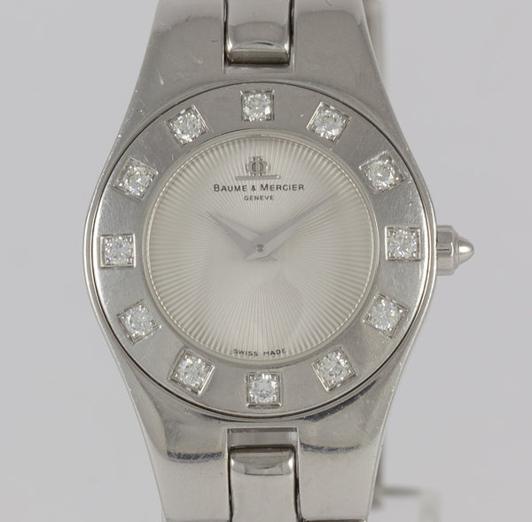 Baume & Mercier Linea Diamonds Steel Ref: 65338 - Mayka Jewels