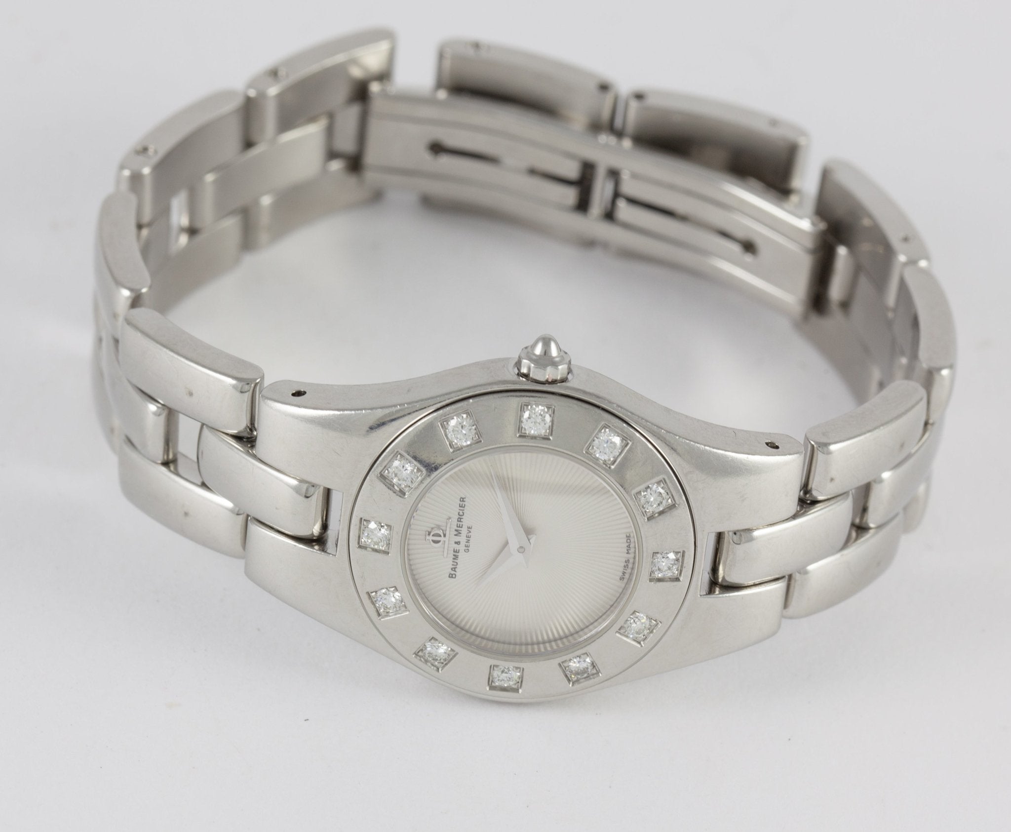 Baume & Mercier Linea Diamonds Steel Ref: 65338 - Mayka Jewels