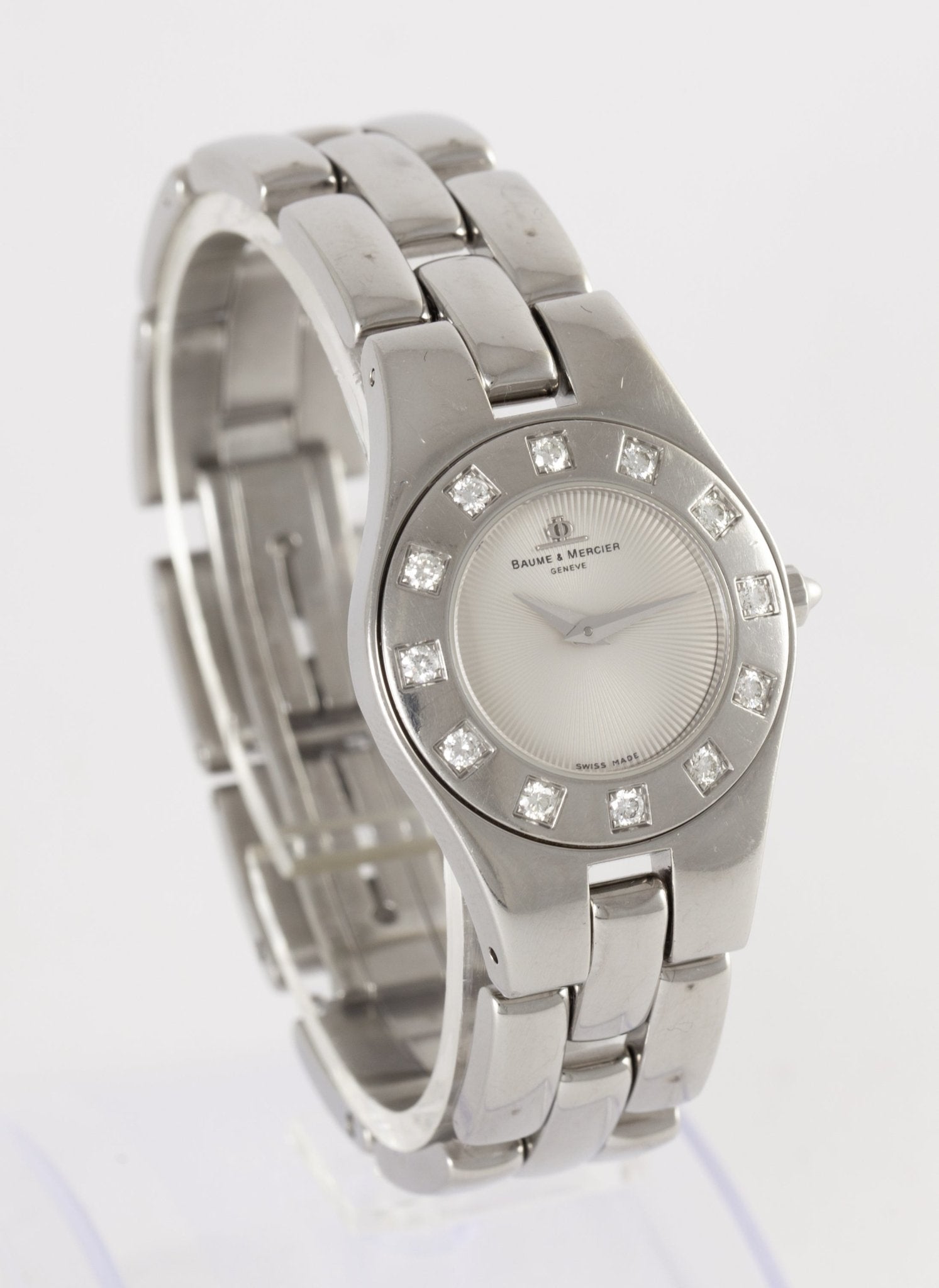 Baume & Mercier Linea Diamonds Steel Ref: 65338 - Mayka Jewels