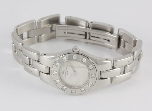Baume & Mercier Linea Diamonds Steel Ref: 65338 - Mayka Jewels