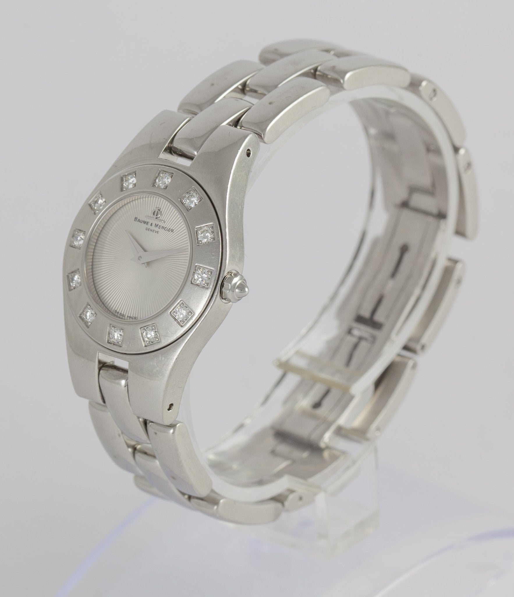 Baume & Mercier Linea Diamonds Steel Ref: 65338 - Mayka Jewels