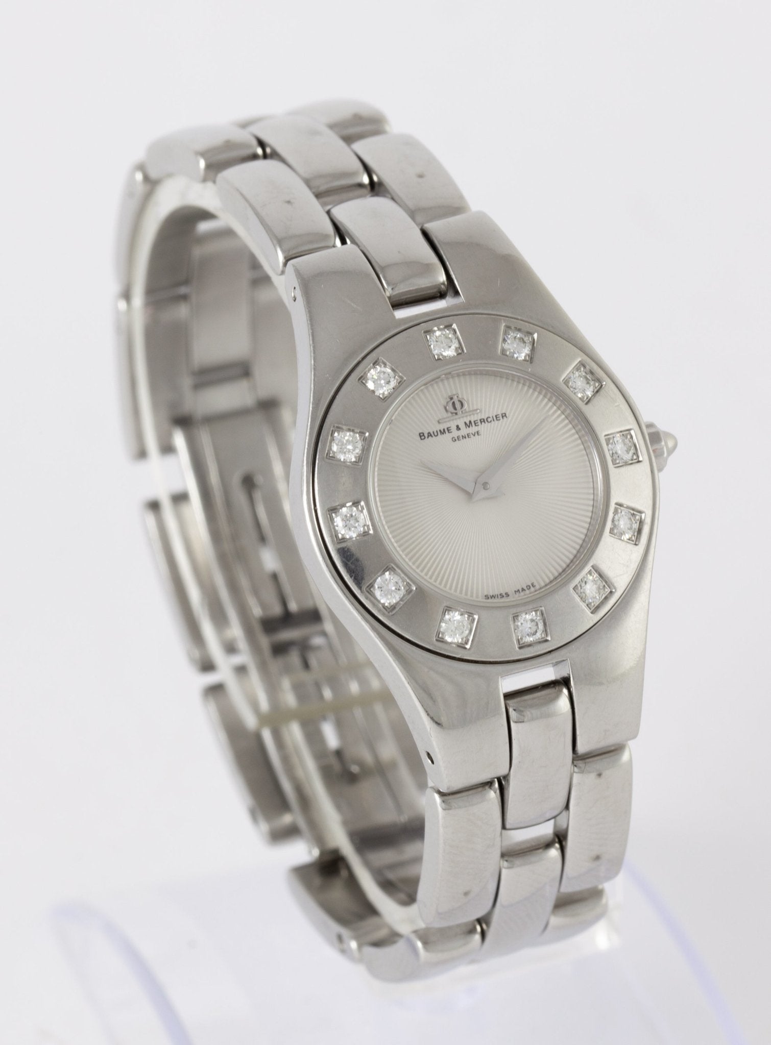 Baume & Mercier Linea Diamonds Steel Ref: 65338 - Mayka Jewels