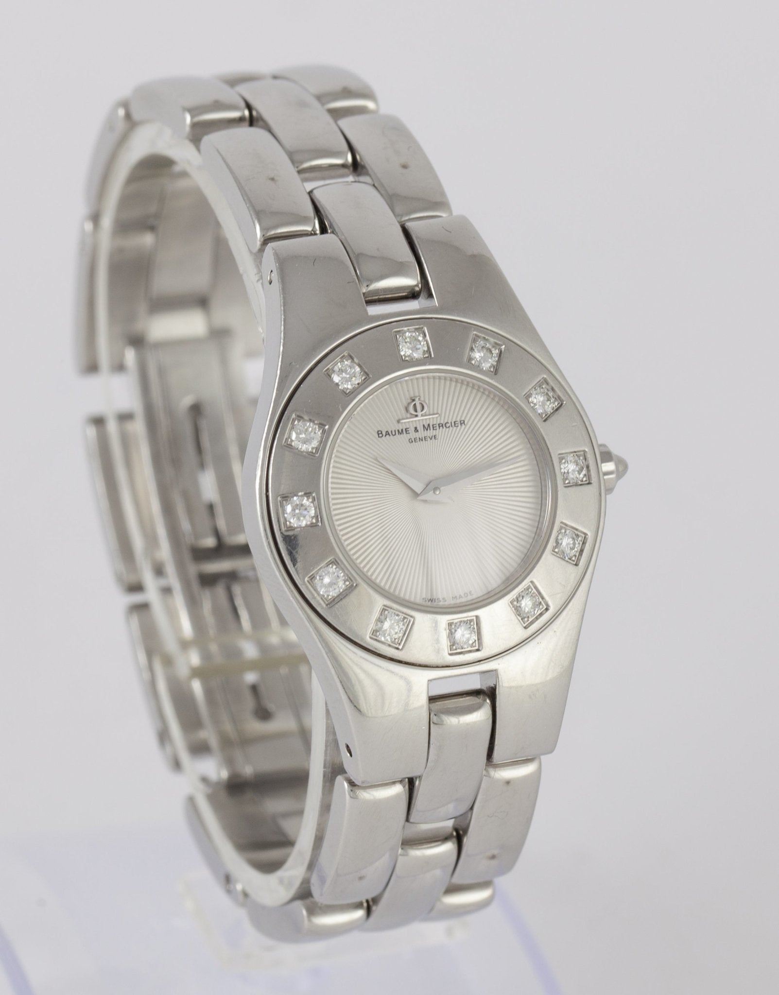 Baume & Mercier Linea Diamonds Steel Ref: 65338 - Mayka Jewels