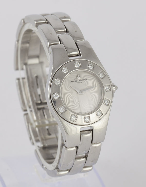 Baume & Mercier Linea Diamonds Steel Ref: 65338 - Mayka Jewels
