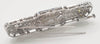 Broche años 30 en oro blanco 18k con diamantes - Mayka Jewels