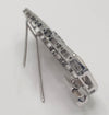 Broche años 30 en oro blanco 18k con diamantes - Mayka Jewels