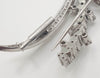 Broche años 40 en oro blanco 18k con diamantes 1.43 quilates - Mayka Jewels