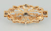 Broche antiguo en oro 18k con diamantes - Mayka Jewels