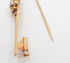 Broche antiguo en oro 18k con zafiro y diamantes - Mayka Jewels