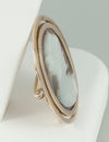Broche antiguo en oro amarillo 14k y nácar - Mayka Jewels
