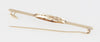 Broche antiguo en oro amarillo 18k y brillantes - Mayka Jewels
