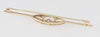 Broche antiguo en oro amarillo 18k y brillantes - Mayka Jewels