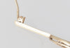 Broche antiguo en oro amarillo 18k y brillantes - Mayka Jewels