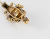Broche antiguo en oro amarillo 18k y perlas - Mayka Jewels