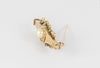 Broche antiguo en oro amarillo 18k y perlas - Mayka Jewels