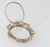 Broche antiguo porta fotos oro amarillo 14k - Mayka Jewels