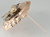 Broche en oro 15k con perlas barrocas - Mayka Jewels