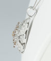 Cadena y colgante en oro blanco 18k y brillantes 3.5 ct House of R&D - Mayka Jewels