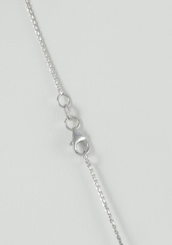 Cadena y colgante en oro blanco 18k y brillantes 3.5 ct House of R&D - Mayka Jewels