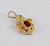 Colgante antiguo en oro amarillo 18k - Mayka Jewels