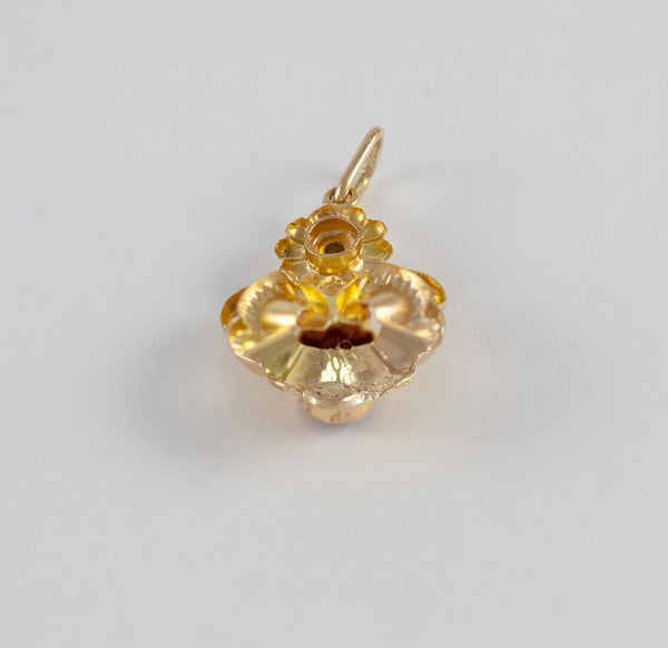 Colgante antiguo en oro amarillo 18k - Mayka Jewels