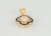 Colgante en oro 18k con brillantes - Mayka Jewels