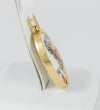 Colgante Limoges en oro amarillo 18k y porcelana - Mayka Jewels