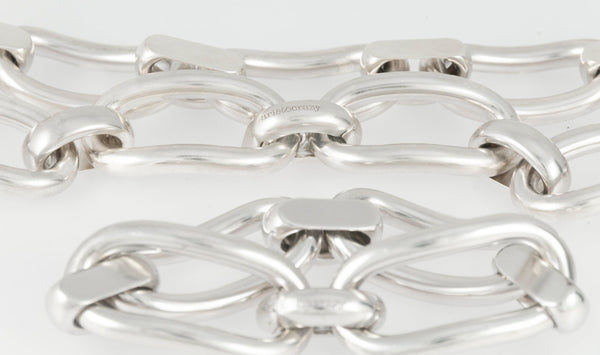 Conjunto cadena y pulsera Aristocrazy plata 925 - Mayka Jewels