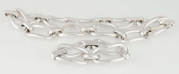 Conjunto cadena y pulsera Aristocrazy plata 925 - Mayka Jewels