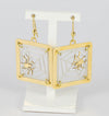 Conjunto pulsera, colgante y pendientes en oro amarillo y blanco 18k - Mayka Jewels