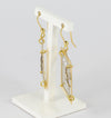 Conjunto pulsera, colgante y pendientes en oro amarillo y blanco 18k - Mayka Jewels
