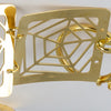 Conjunto pulsera, colgante y pendientes en oro amarillo y blanco 18k - Mayka Jewels