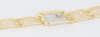 Conjunto pulsera, colgante y pendientes en oro amarillo y blanco 18k - Mayka Jewels