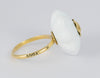 Conjunto Tous Cadena Pendientes Anillo en oro amarillo 18k y porcelana - Mayka Jewels