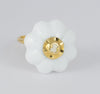 Conjunto Tous Cadena Pendientes Anillo en oro amarillo 18k y porcelana - Mayka Jewels