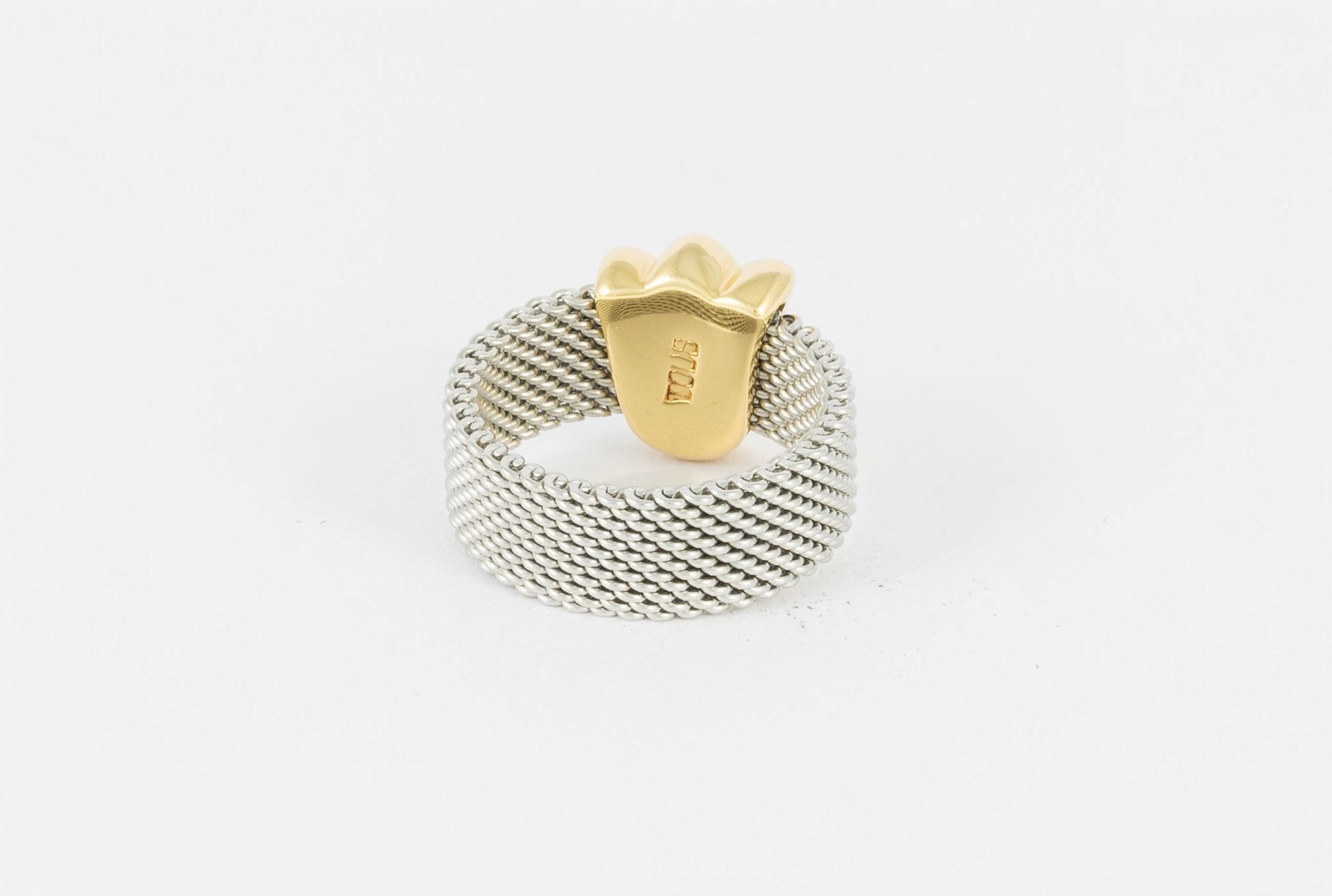Conjunto Tous en oro amarillo 18k y acero - Mayka Jewels