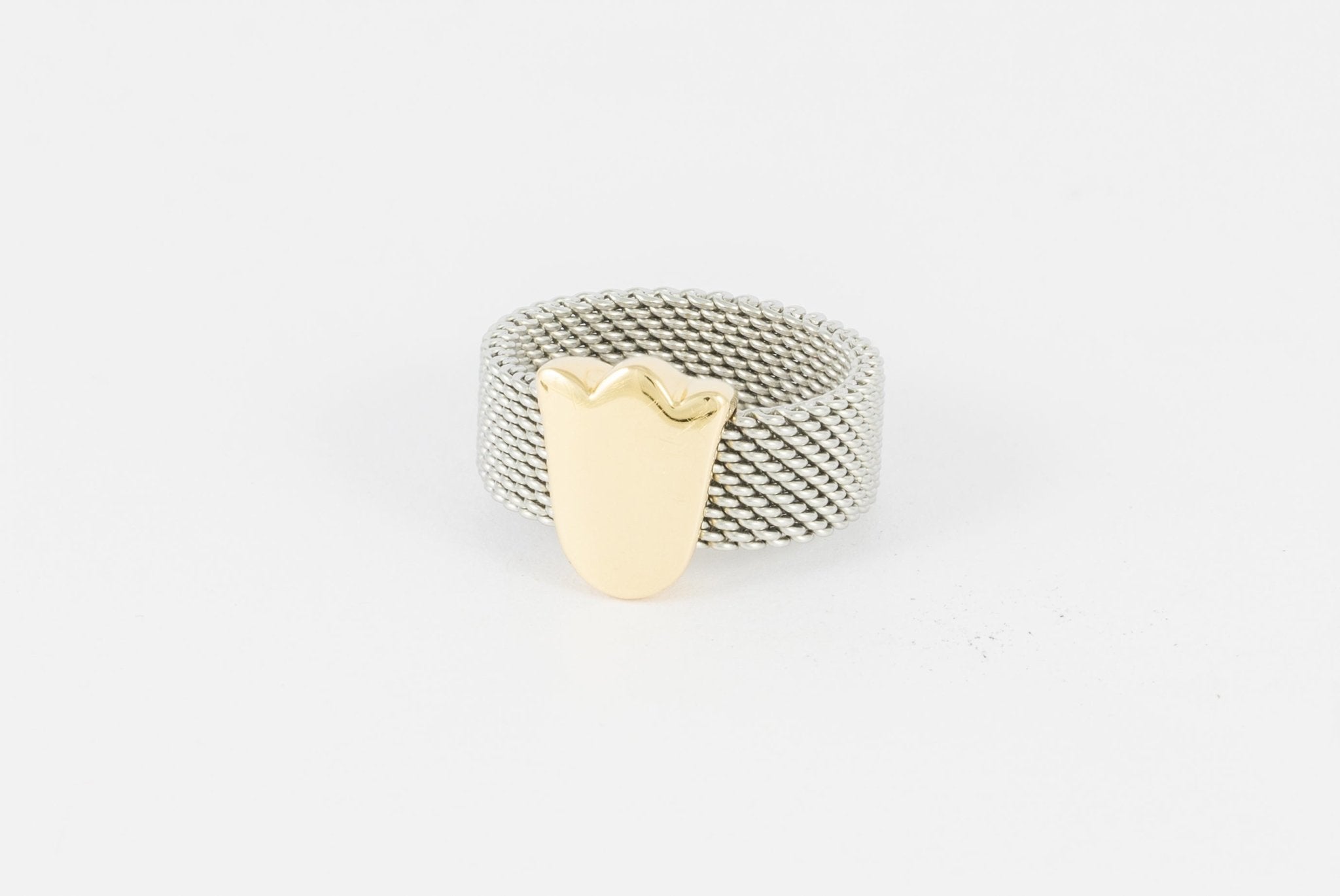 Conjunto Tous en oro amarillo 18k y acero - Mayka Jewels